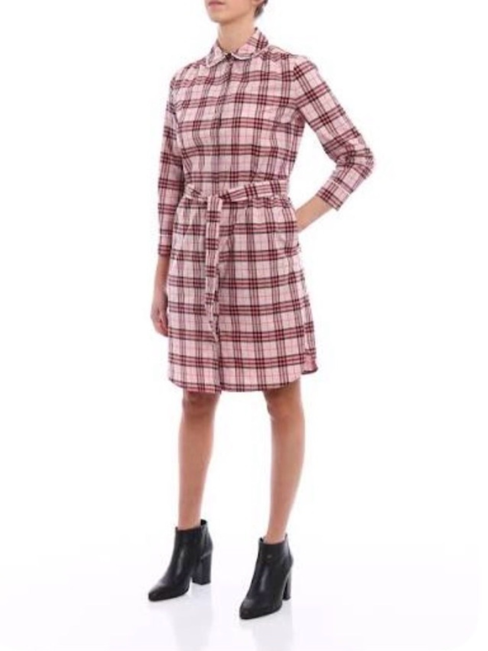 Burberry Plaid Agna Shirt Dress - US 12